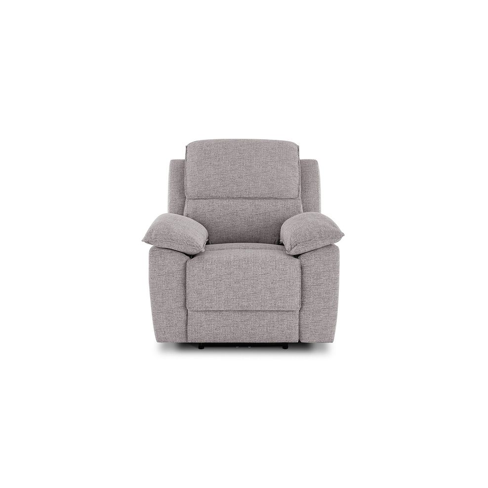 Goodwood Electric Reclining Armchair in Andaz Silver Fabric 2