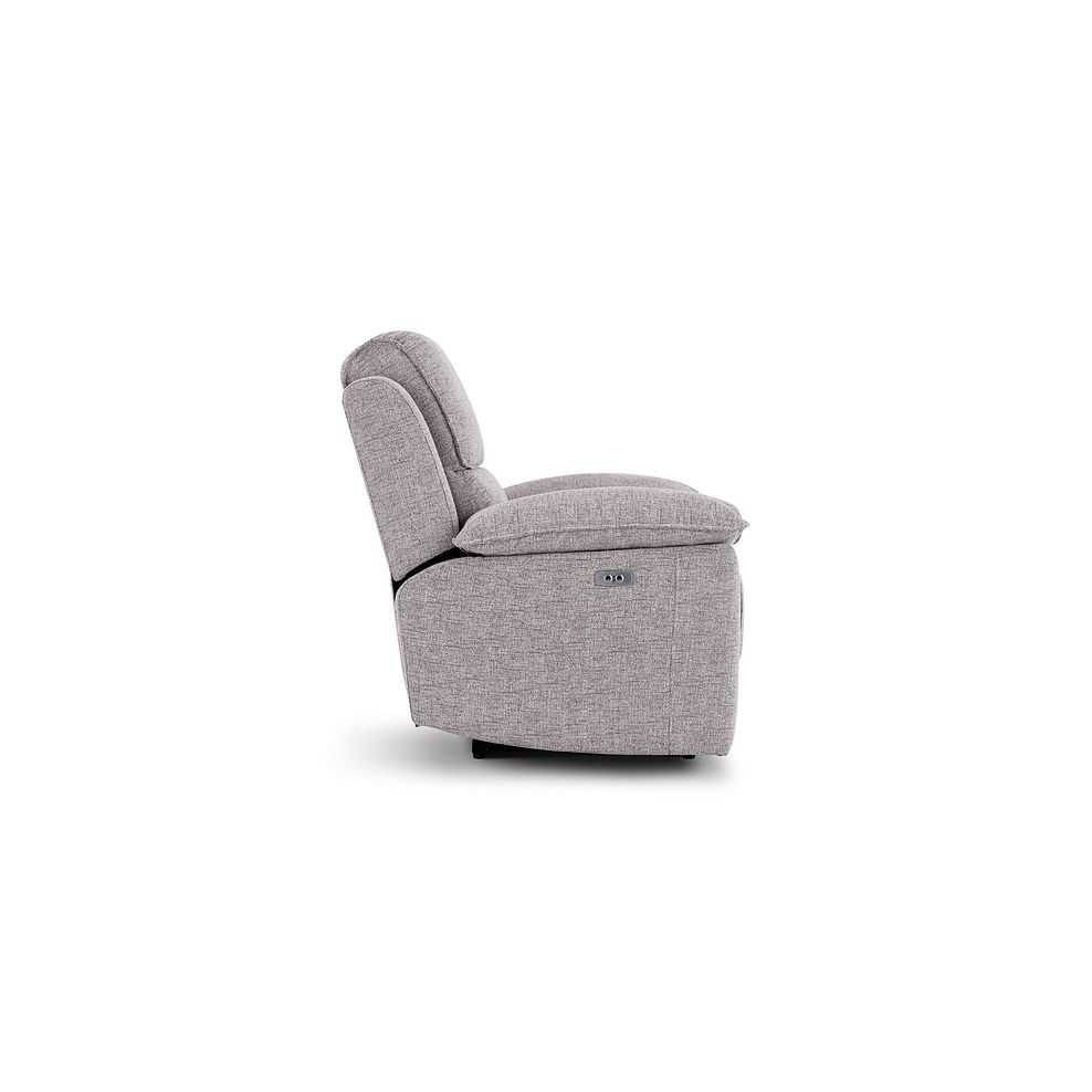 Goodwood Electric Reclining Armchair in Andaz Silver Fabric 6