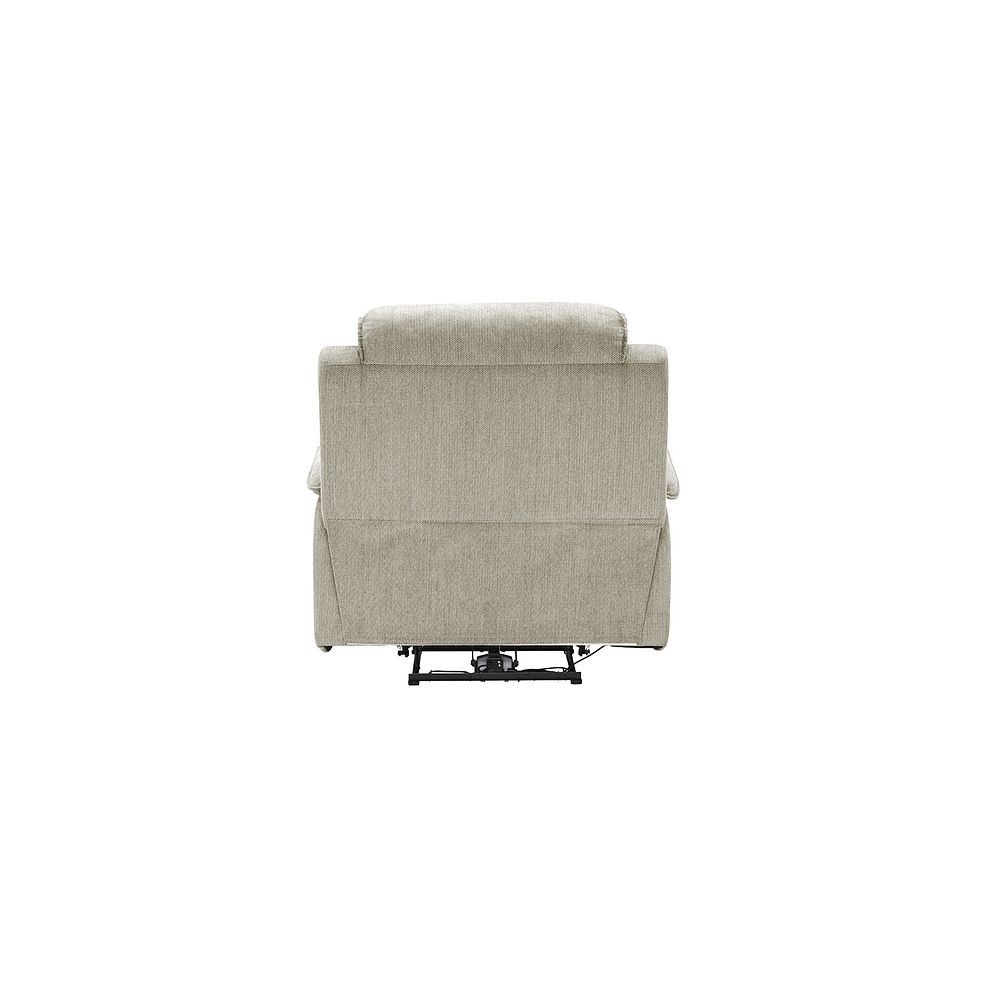 Goodwood Electric Reclining Armchair in Plush Beige Fabric 6