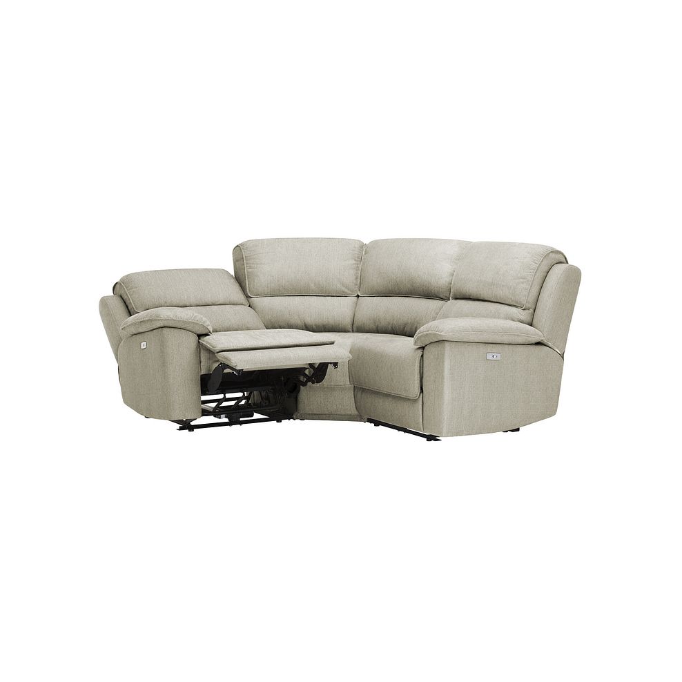 Goodwood Electric Reclining Modular Group 1 in Plush Beige Fabric 1