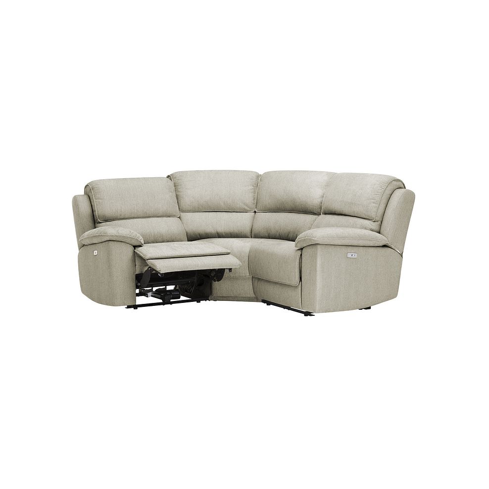 Goodwood Electric Reclining Modular Group 1 in Plush Beige Fabric 3