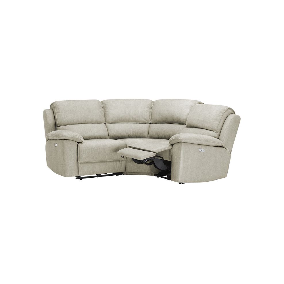 Goodwood Electric Reclining Modular Group 1 in Plush Beige Fabric 5