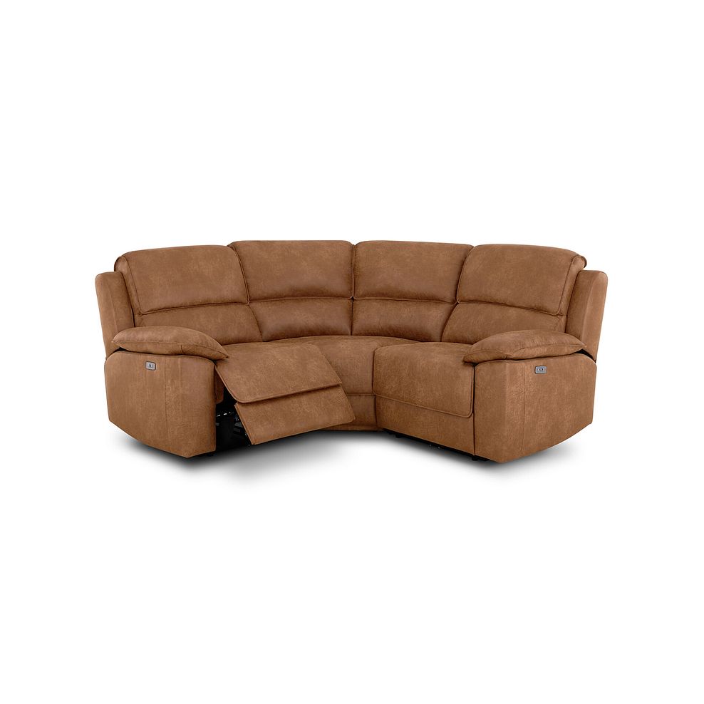 Goodwood Electric Reclining Modular Group 1 in Ranch Brown Fabric 2