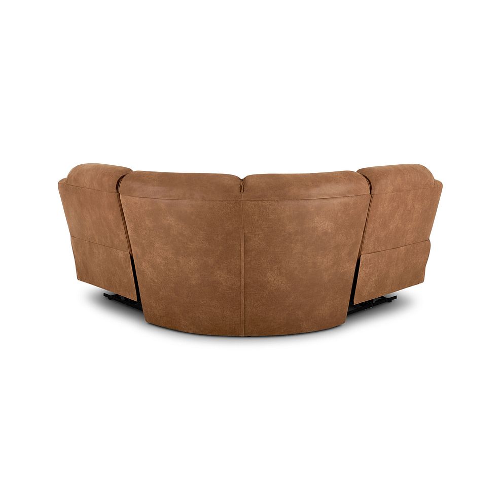 Goodwood Electric Reclining Modular Group 1 in Ranch Brown Fabric 5