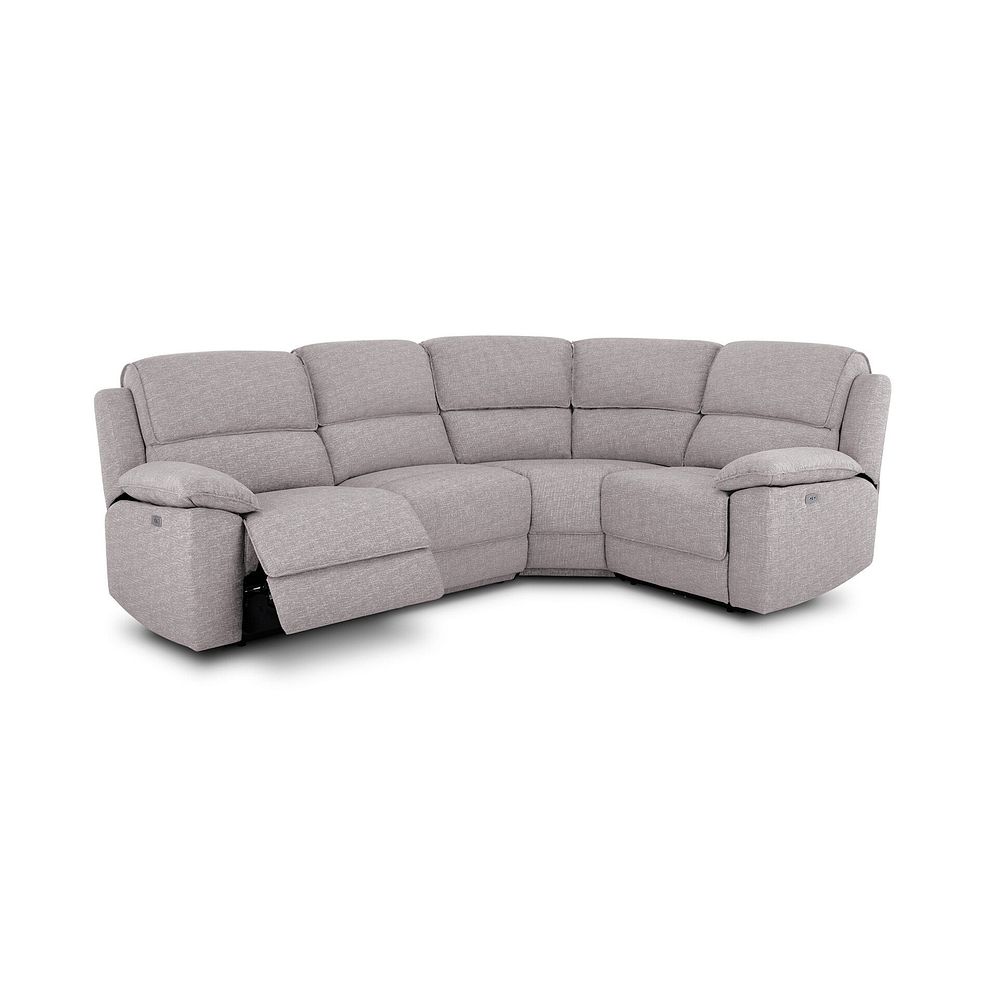 Goodwood Electric Reclining Modular Group 2 in Andaz Silver Fabric 2