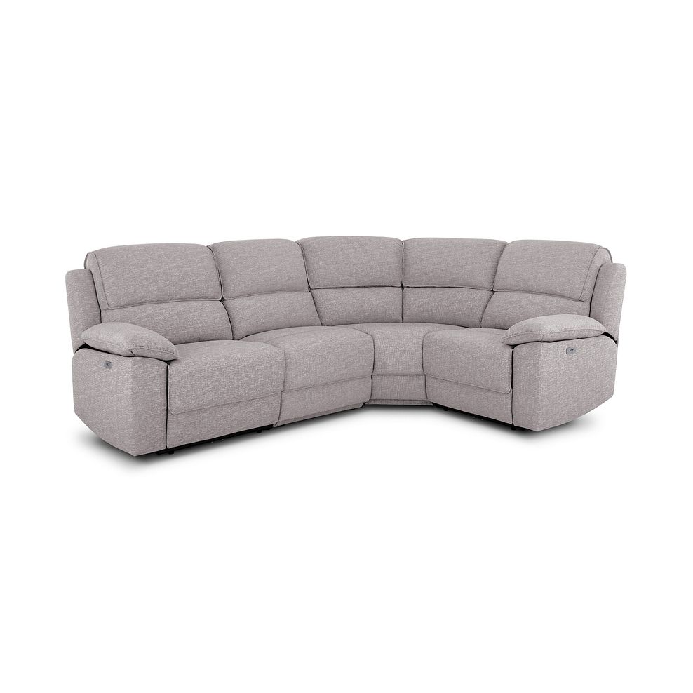 Goodwood Electric Reclining Modular Group 2 in Andaz Silver Fabric 1