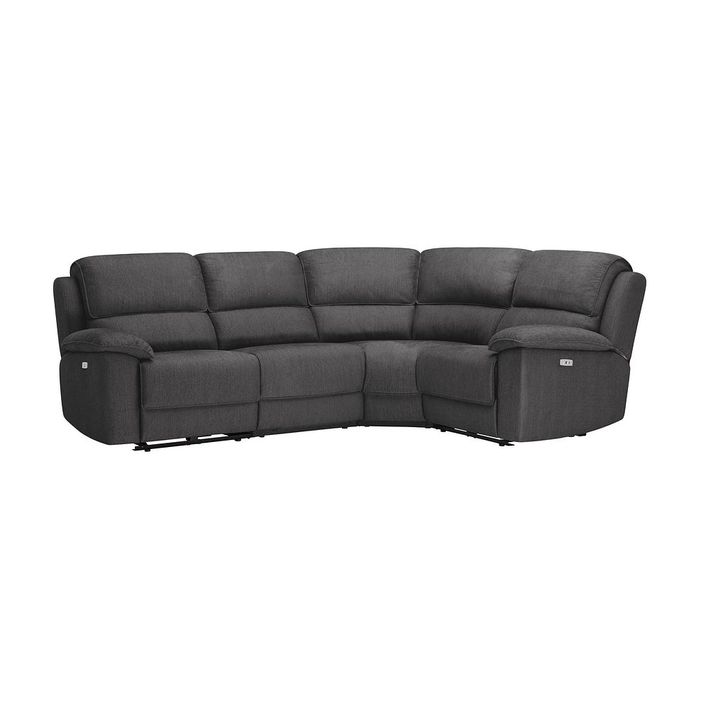 Goodwood Electric Reclining Modular Group 2 in Plush Charcoal Fabric 1