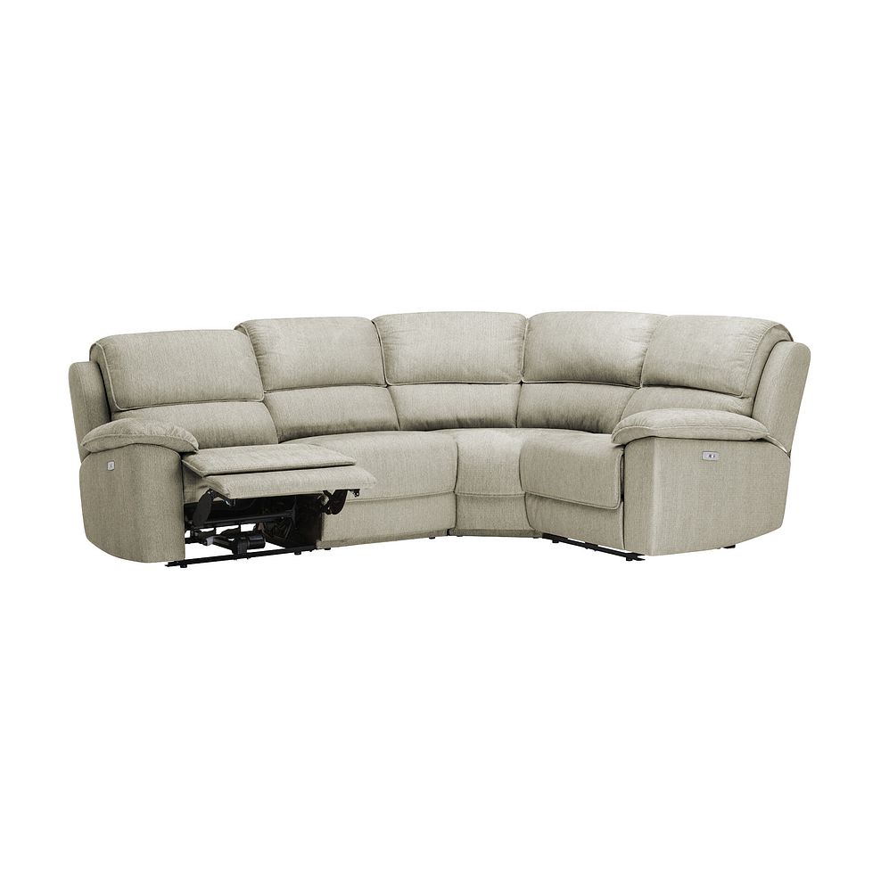 Goodwood Electric Reclining Modular Group 2 in Plush Beige Fabric 1
