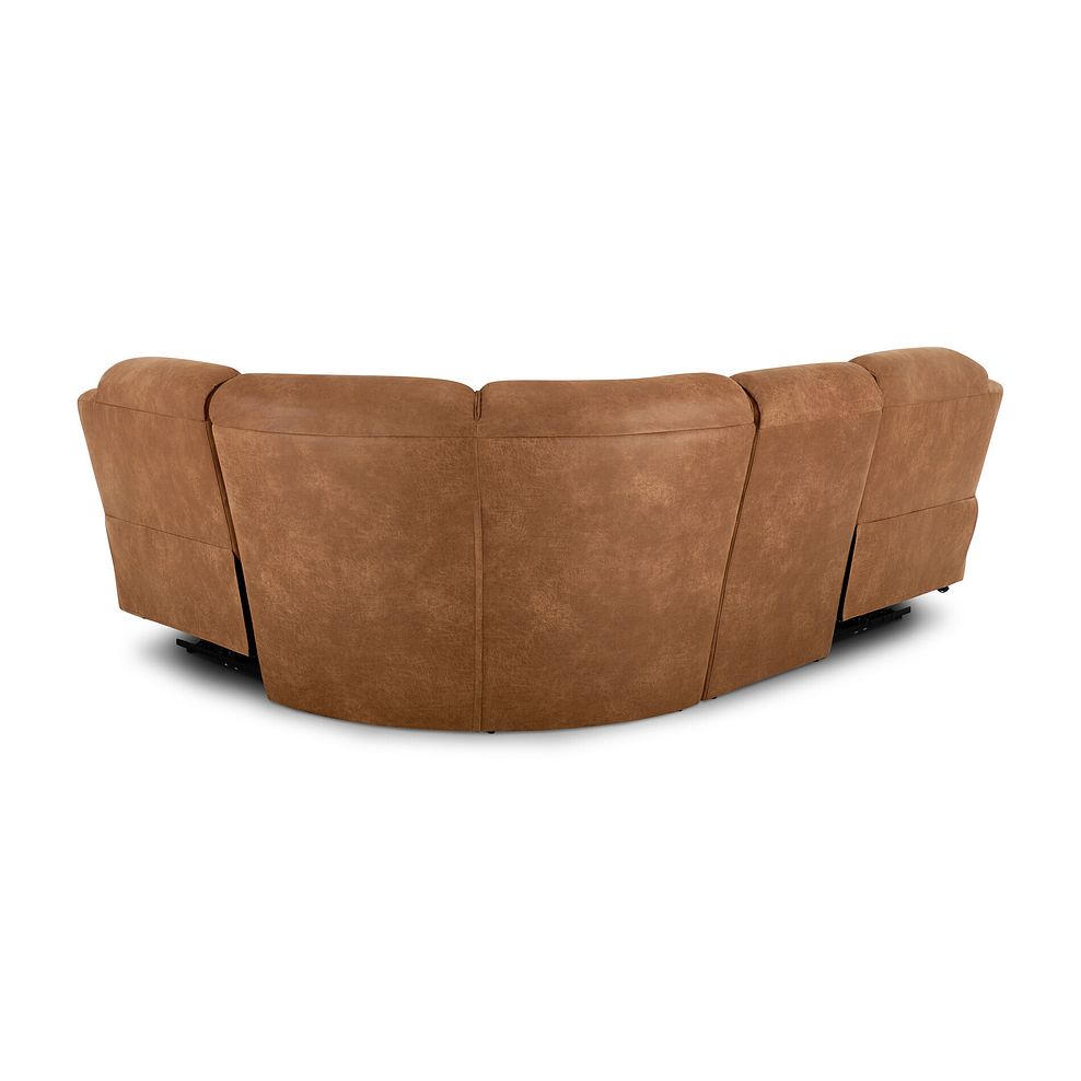 Goodwood Electric Reclining Modular Group 2 in Ranch Brown Fabric 5