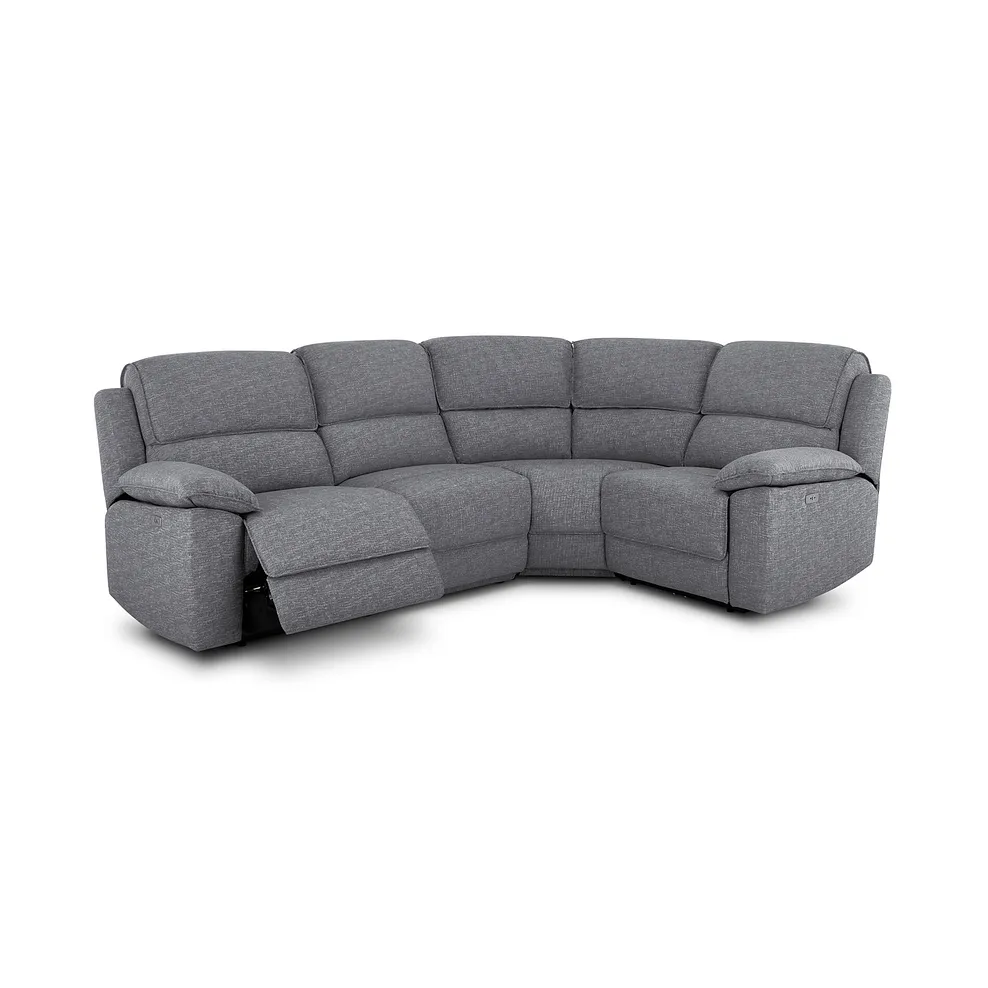 Goodwood Electric Reclining Modular Group 2 in Santos Steel 2