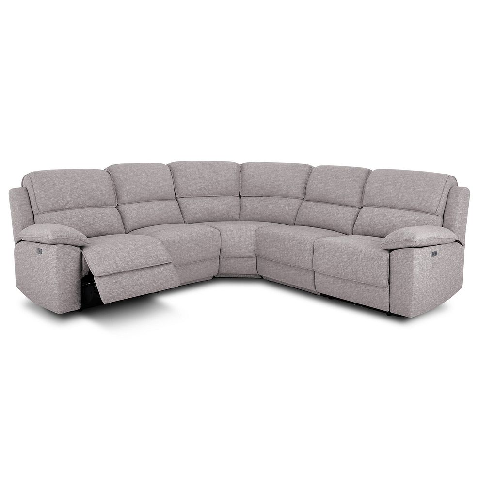 Goodwood Electric Reclining Modular Group 3 in Andaz Silver Fabric 2