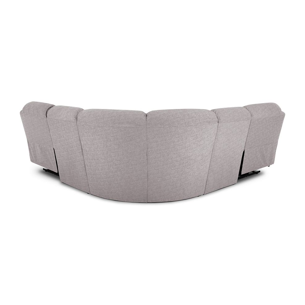Goodwood Electric Reclining Modular Group 3 in Andaz Silver Fabric 5