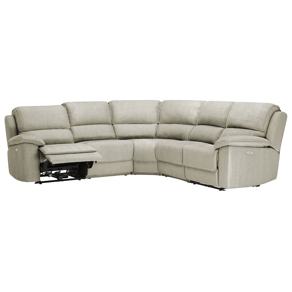 Goodwood Electric Reclining Modular Group 3 in Plush Beige Fabric 3