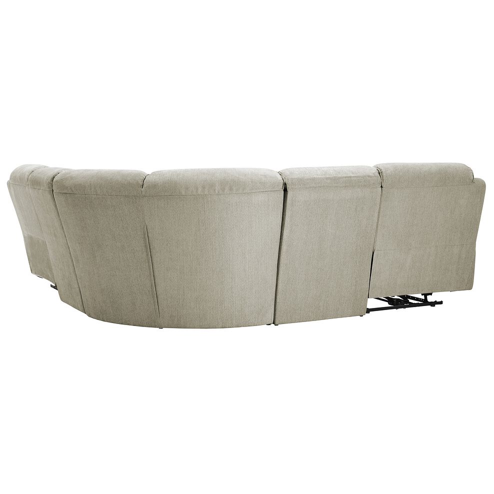 Goodwood Electric Reclining Modular Group 3 in Plush Beige Fabric 7