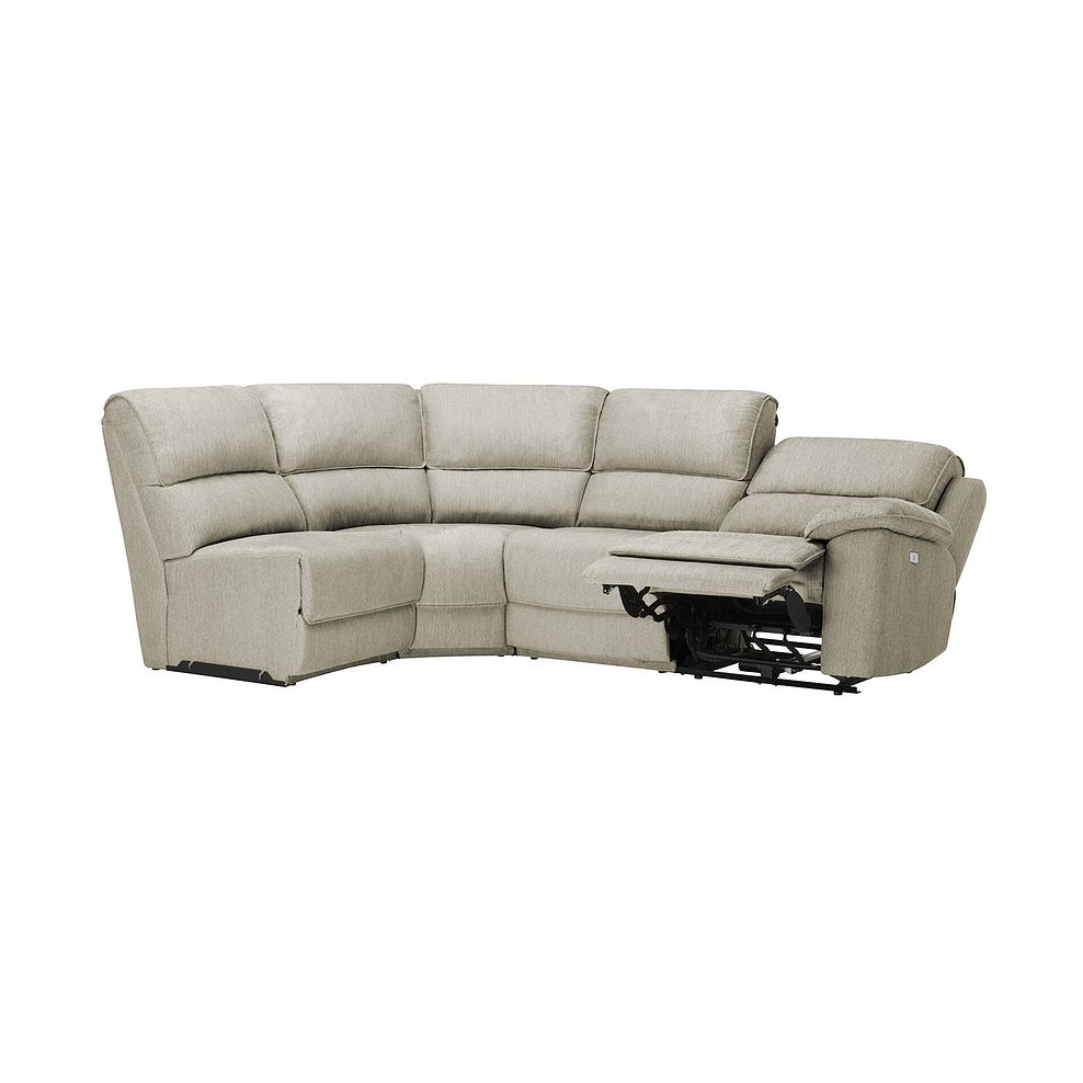 Goodwood Electric Reclining Modular Group 4 in Plush Beige Fabric 6