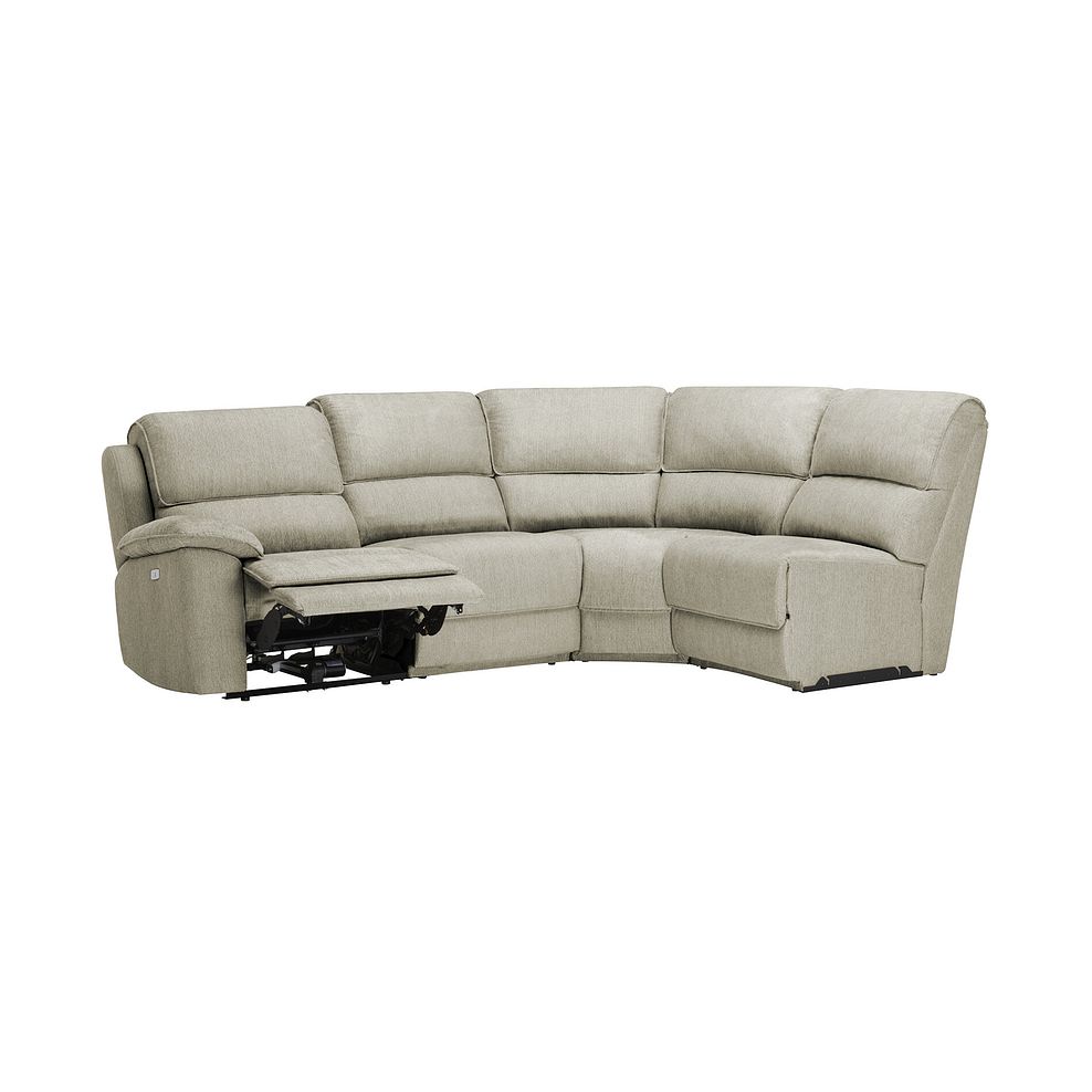 Goodwood Electric Reclining Modular Group 4 in Plush Beige Fabric 3