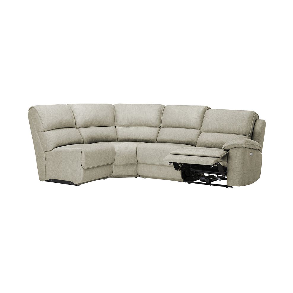 Goodwood Electric Reclining Modular Group 4 in Plush Beige Fabric 7