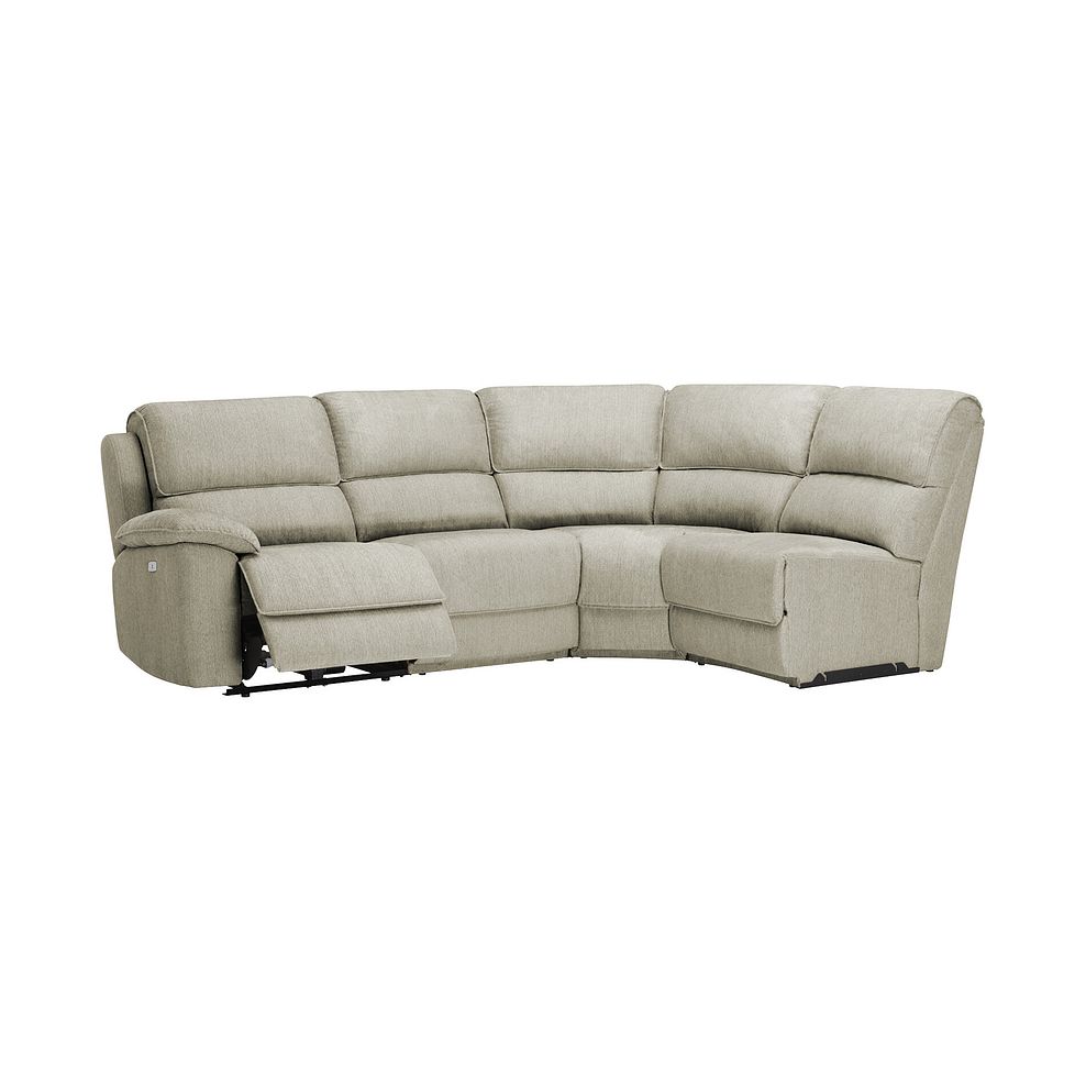 Goodwood Electric Reclining Modular Group 4 in Plush Beige Fabric 4