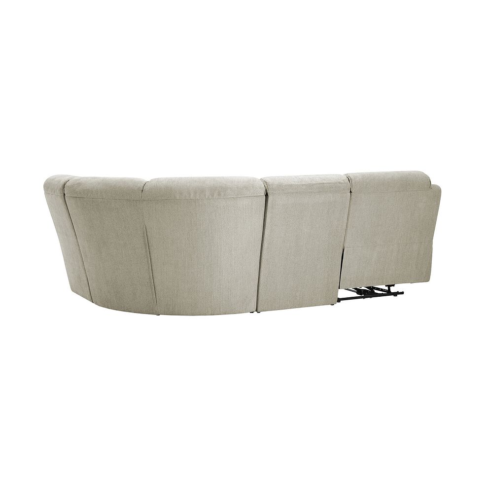 Goodwood Electric Reclining Modular Group 4 in Plush Beige Fabric 10