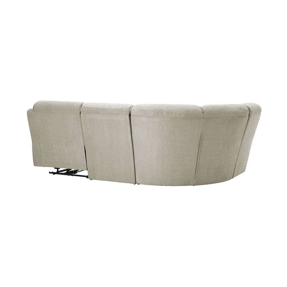 Goodwood Electric Reclining Modular Group 4 in Plush Beige Fabric 11