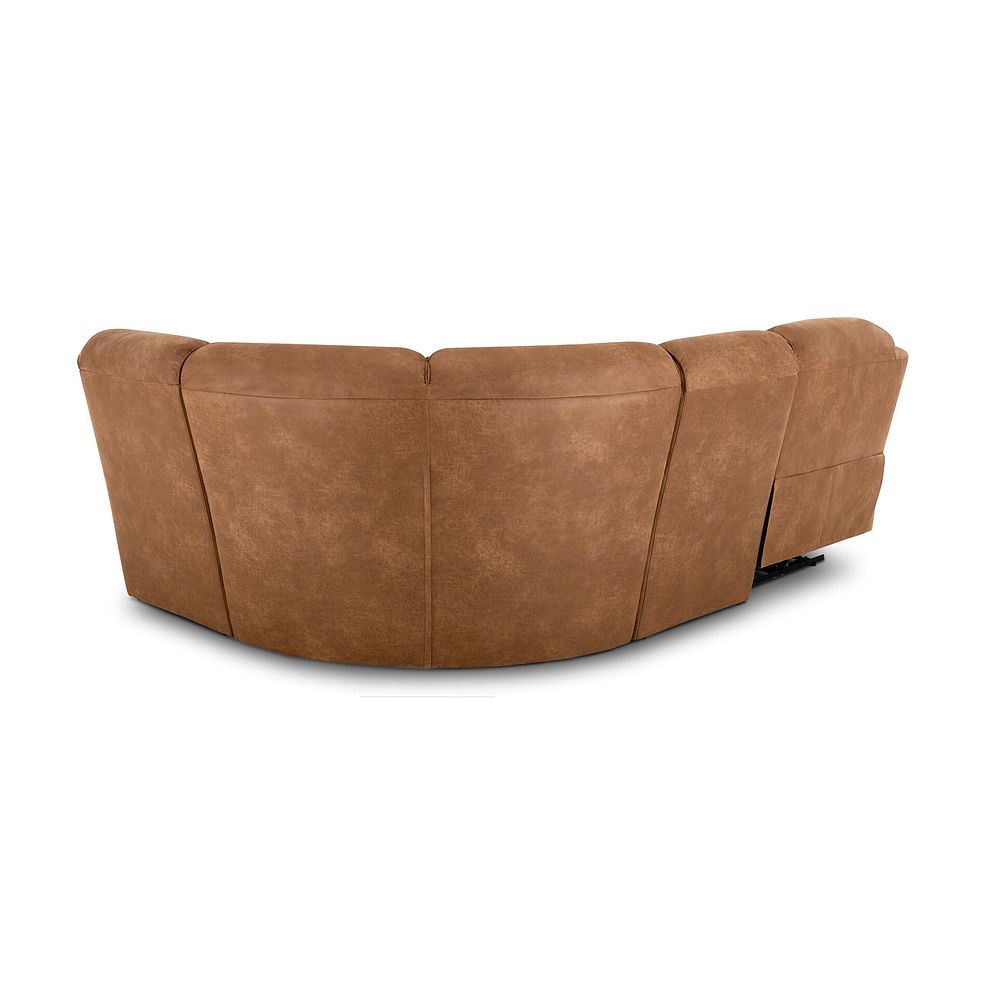 Goodwood Electric Reclining Modular Group 4 in Ranch Brown Fabric 4