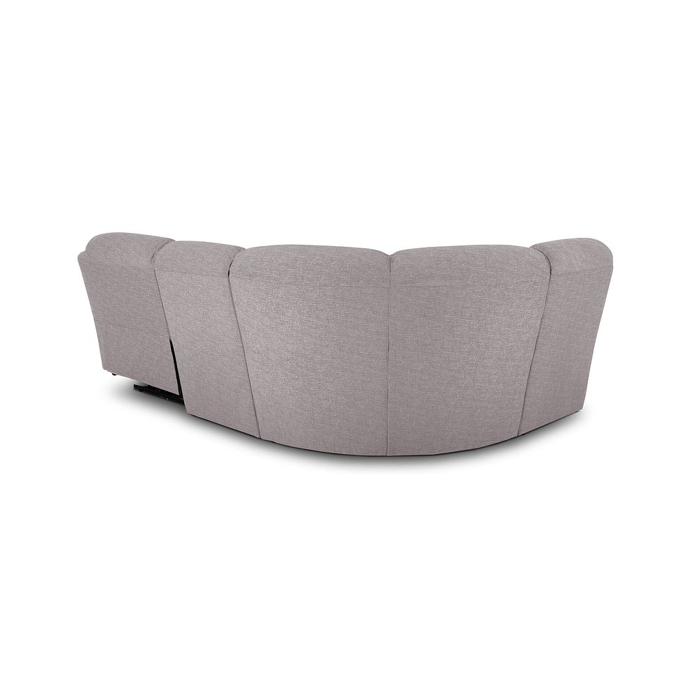 Goodwood Electric Reclining Modular Group 5 in Andaz Silver Fabric 4