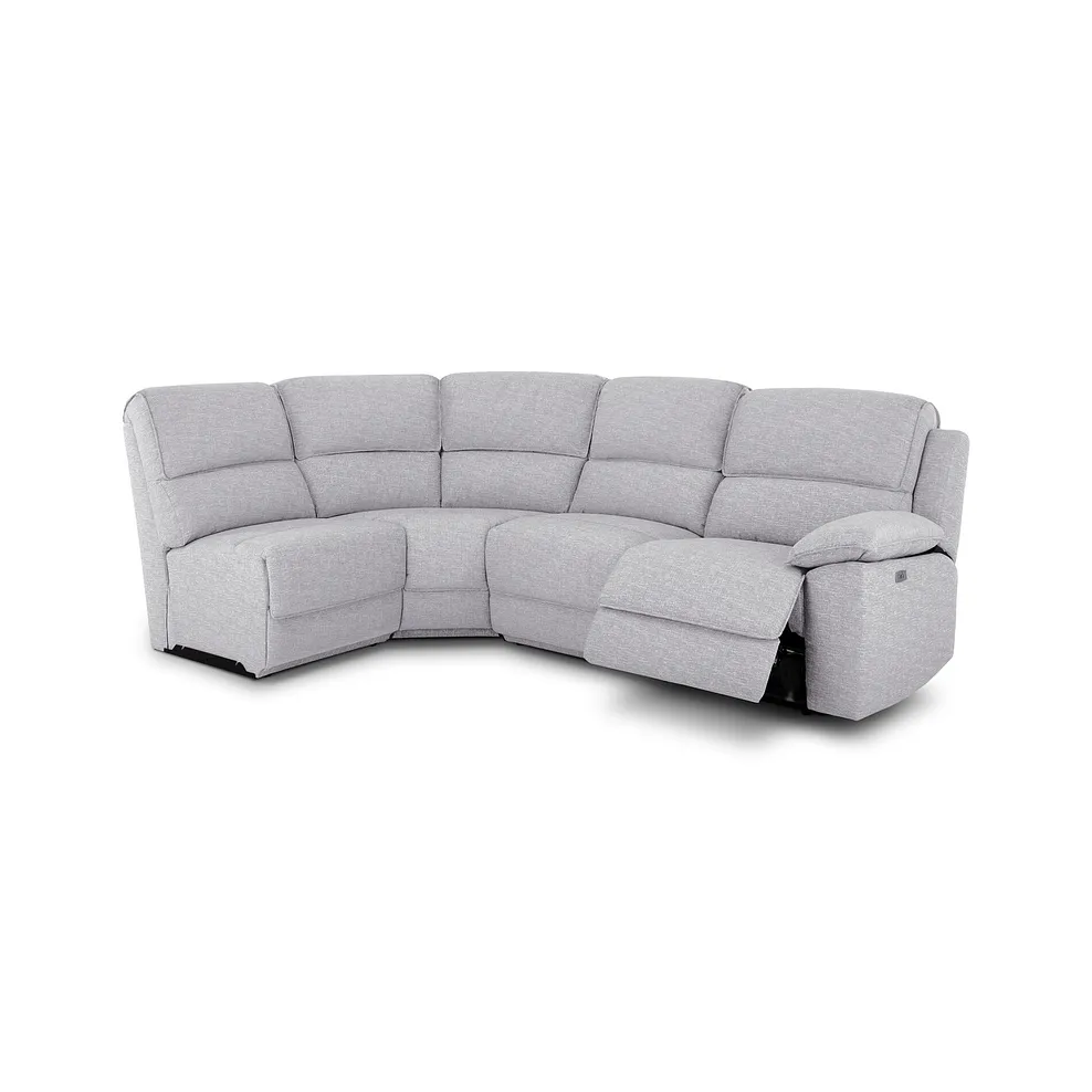 Goodwood Electric Reclining Modular Group 5 in Keswick Dove Fabric 2