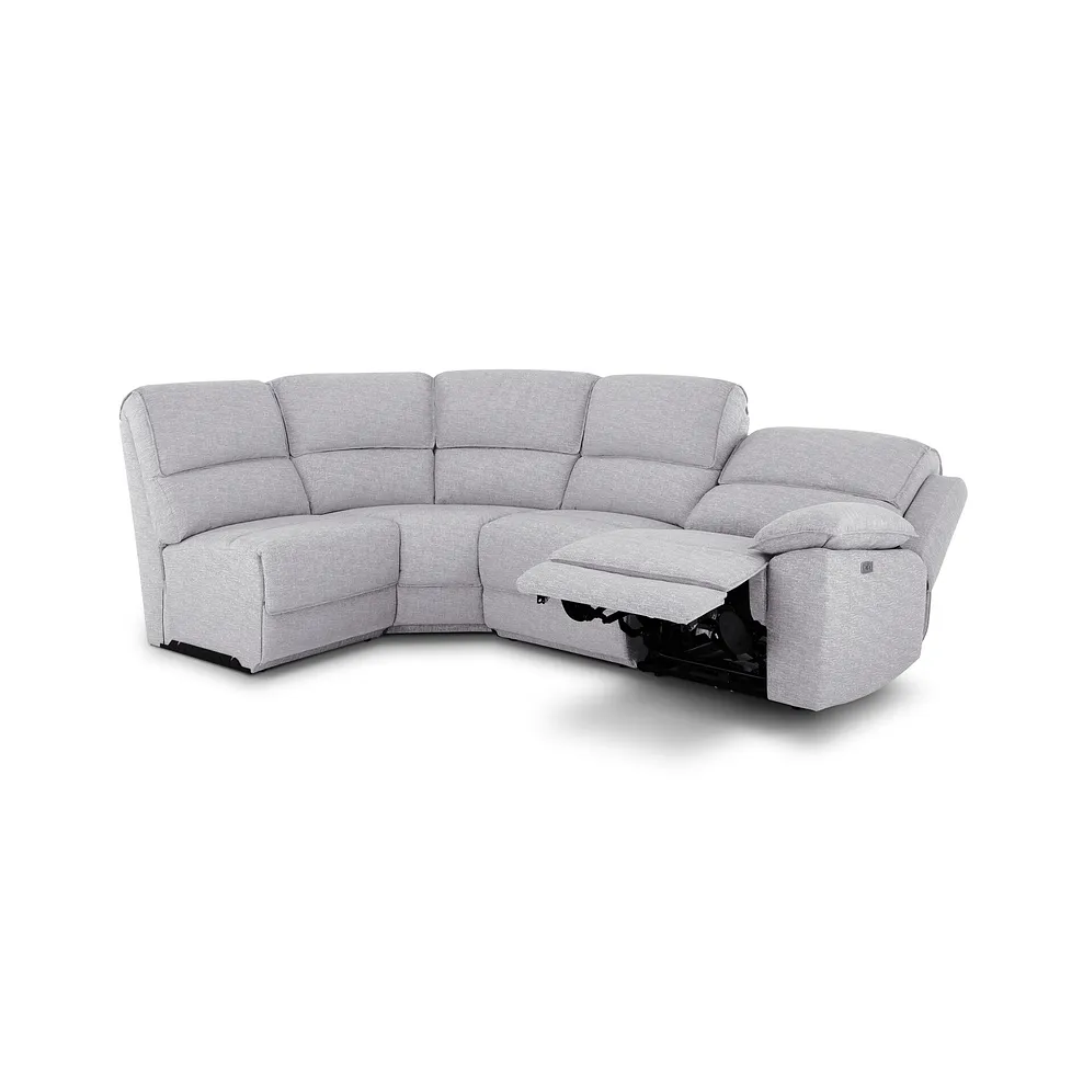 Goodwood Electric Reclining Modular Group 5 in Keswick Dove Fabric 3