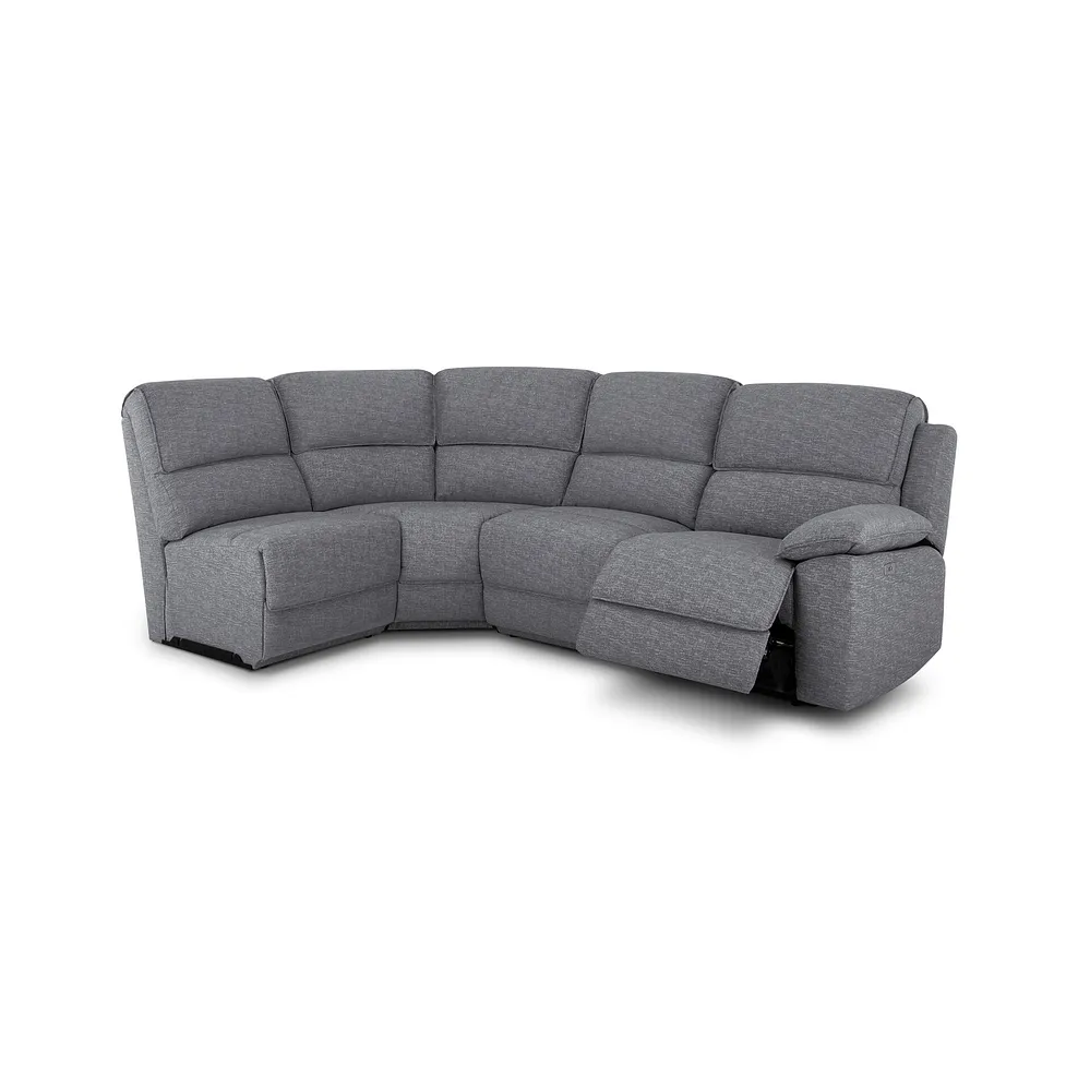 Goodwood Electric Reclining Modular Group 5 in Santos Steel 2