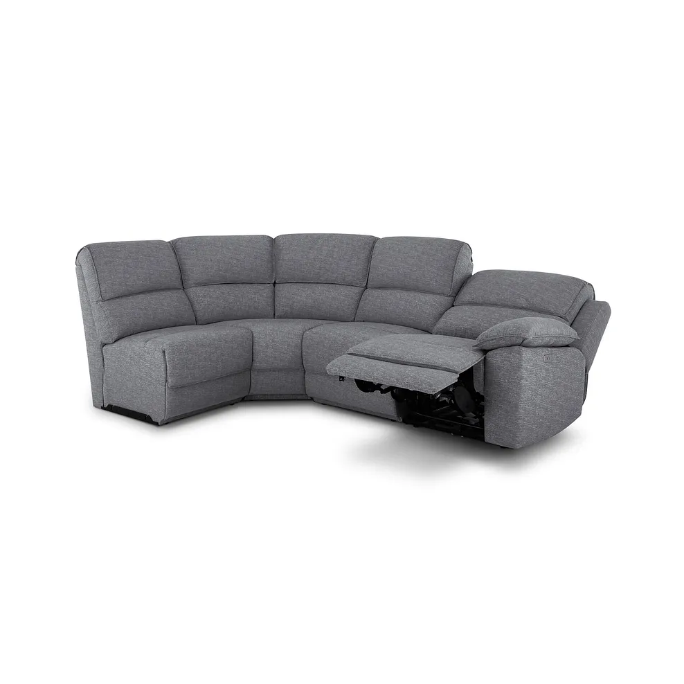 Goodwood Electric Reclining Modular Group 5 in Santos Steel 3