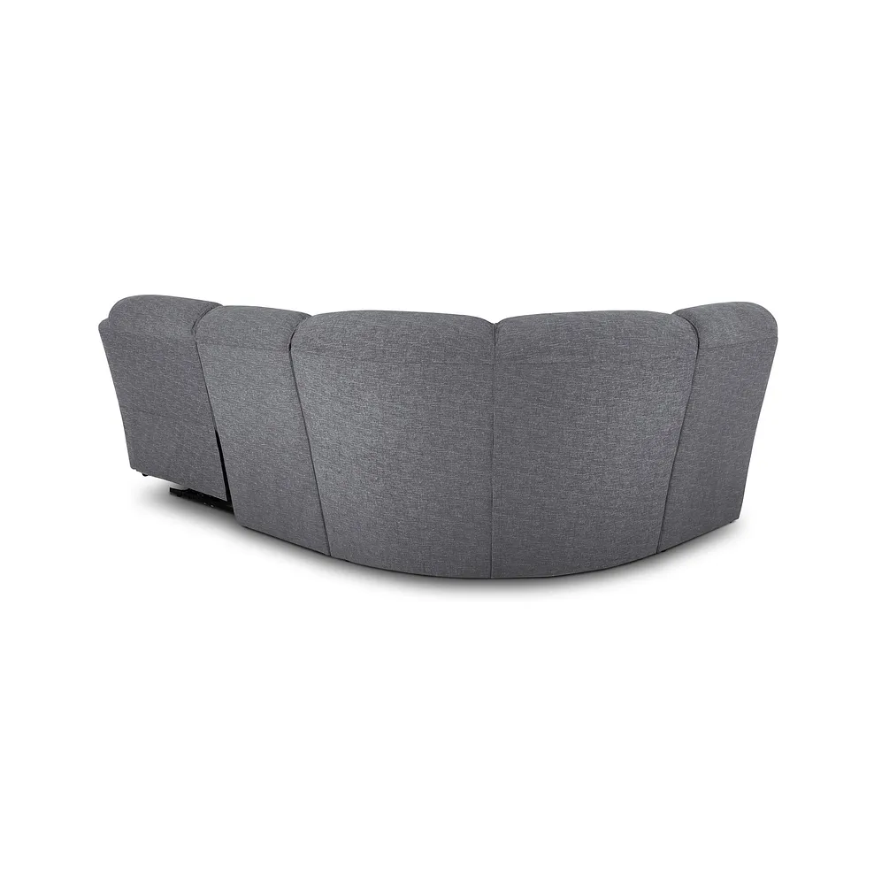 Goodwood Electric Reclining Modular Group 5 in Santos Steel 4