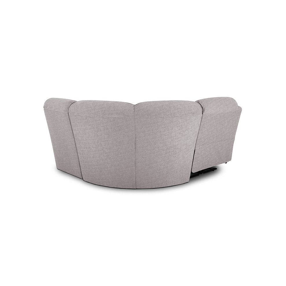 Goodwood Electric Reclining Modular Group 6 in Andaz Silver Fabric 4