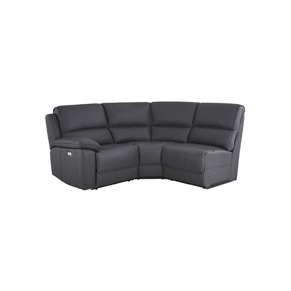 Goodwood Electric Reclining Modular Group 6 in Dark Grey Leather 1