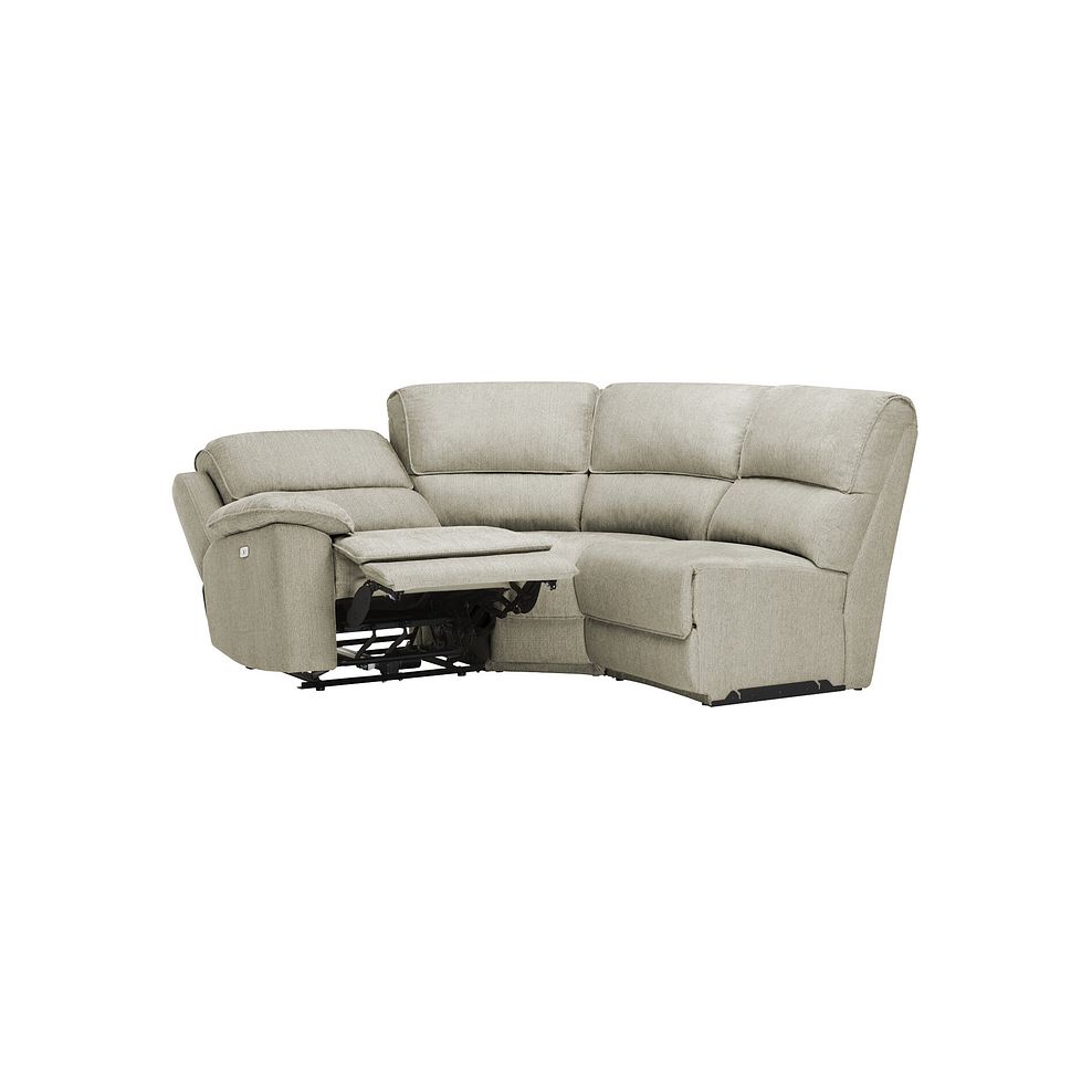 Goodwood Electric Reclining Modular Group 6 in Plush Beige Fabric 5
