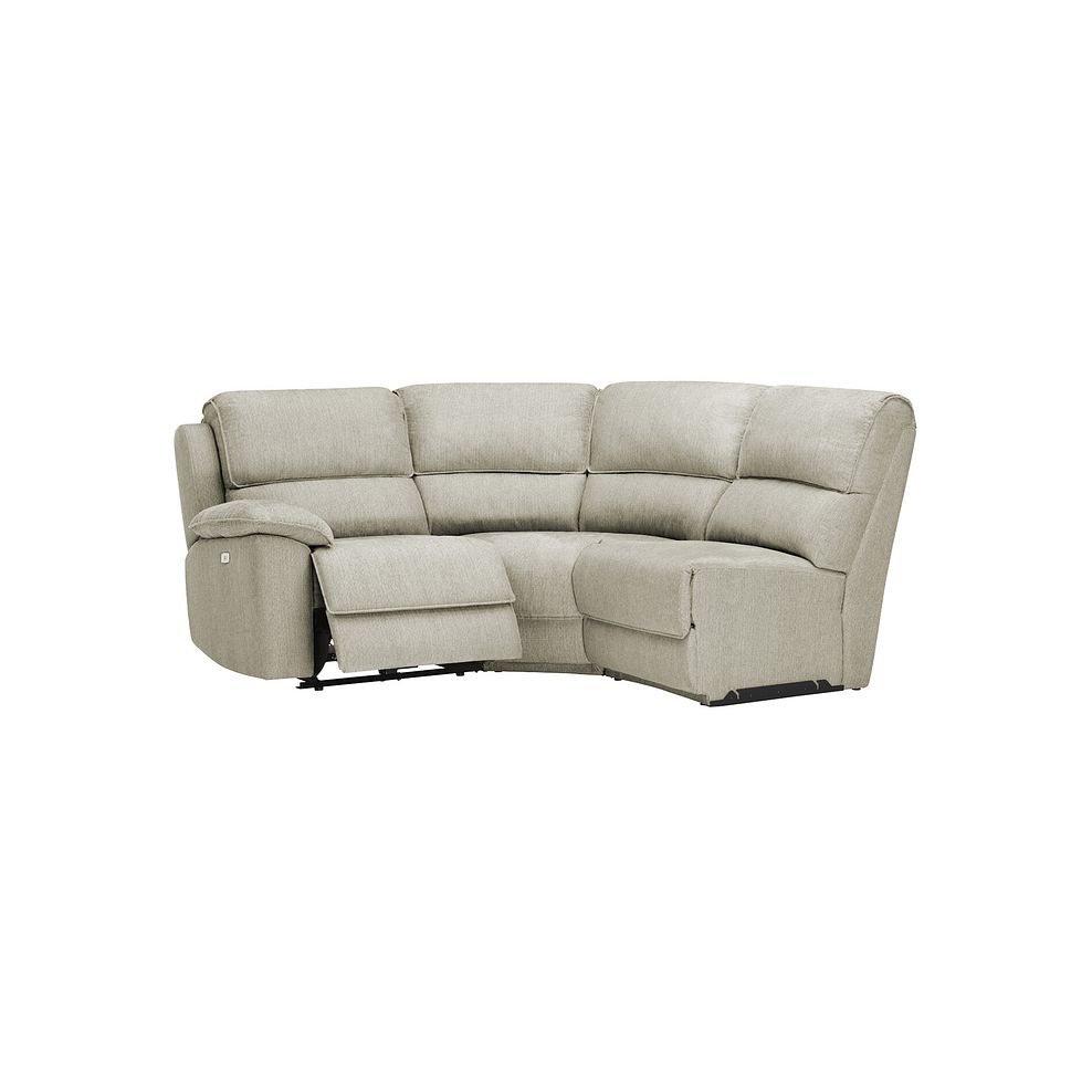 Goodwood Electric Reclining Modular Group 6 in Plush Beige Fabric 3