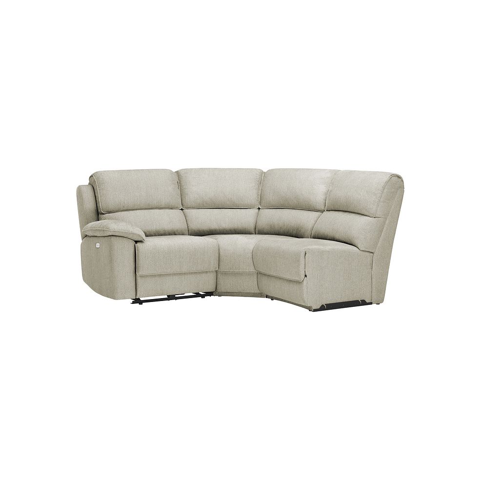 Goodwood Electric Reclining Modular Group 6 in Plush Beige Fabric 1