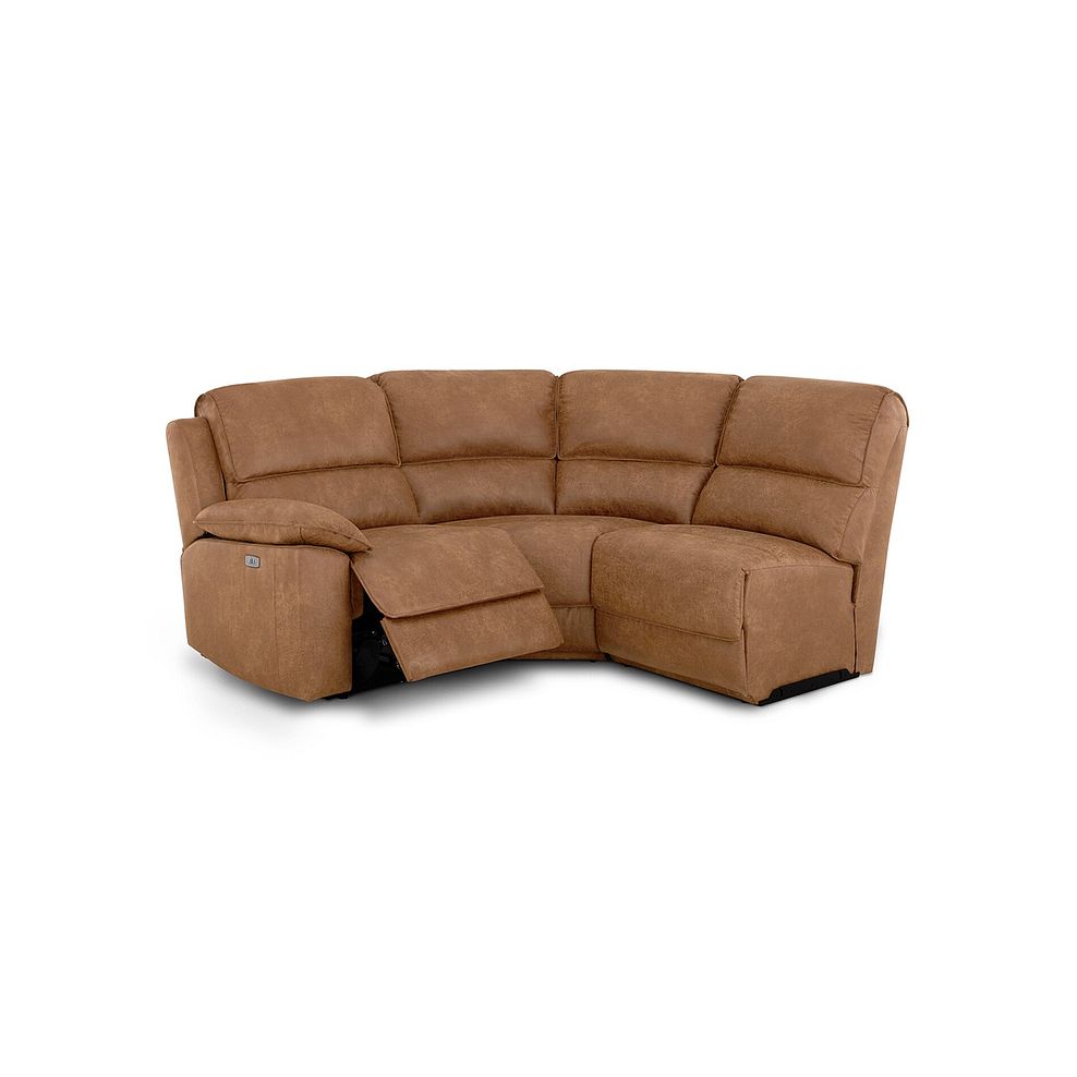 Goodwood Electric Reclining Modular Group 6 in Ranch Brown Fabric 2