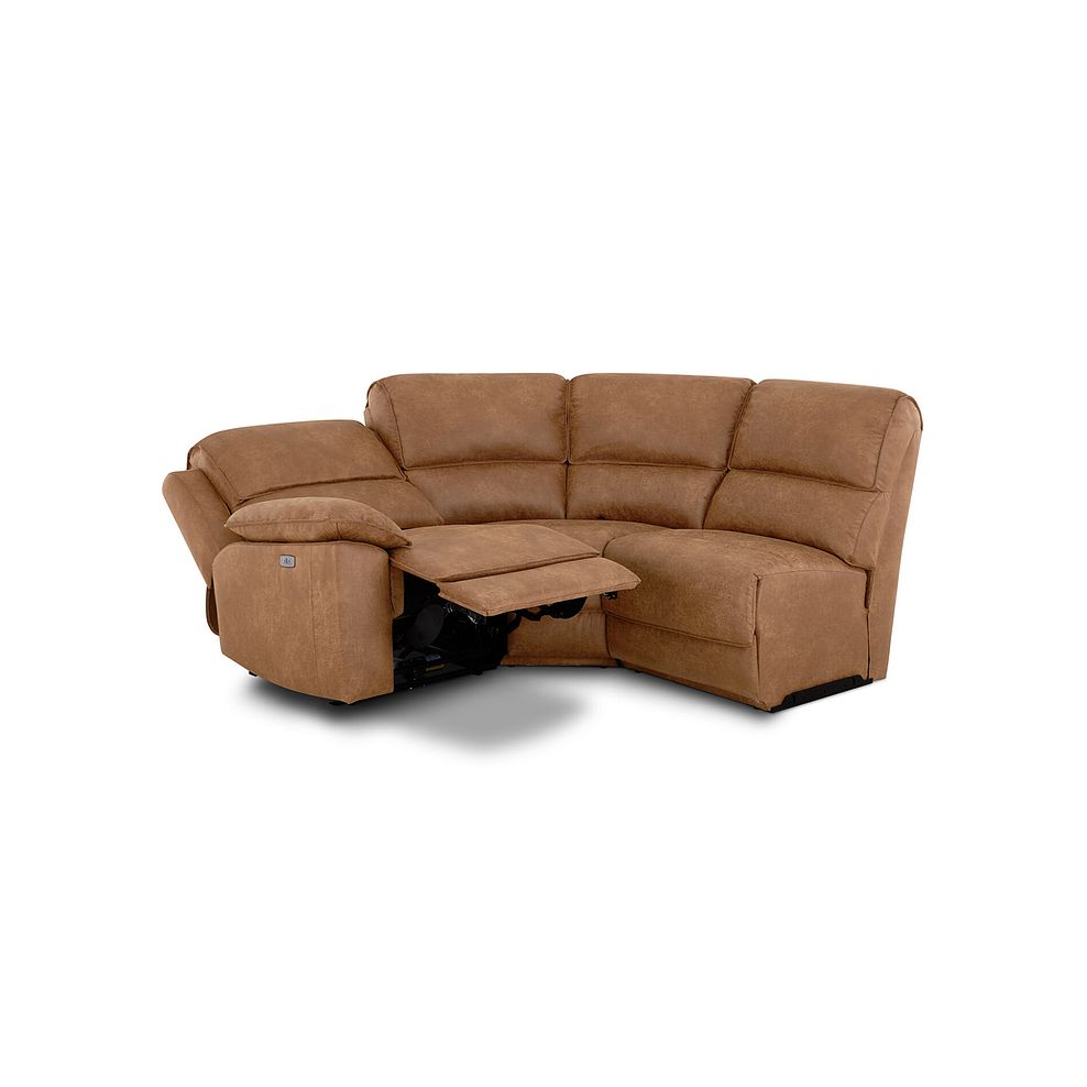 Goodwood Electric Reclining Modular Group 6 in Ranch Brown Fabric 3