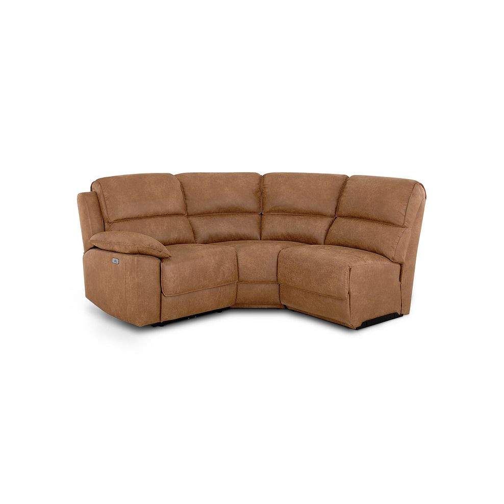 Goodwood Electric Reclining Modular Group 6 in Ranch Brown Fabric 1