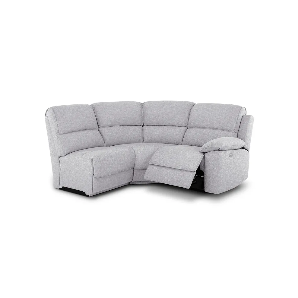 Goodwood Electric Reclining Modular Group 7 in Keswick Dove Fabric 2