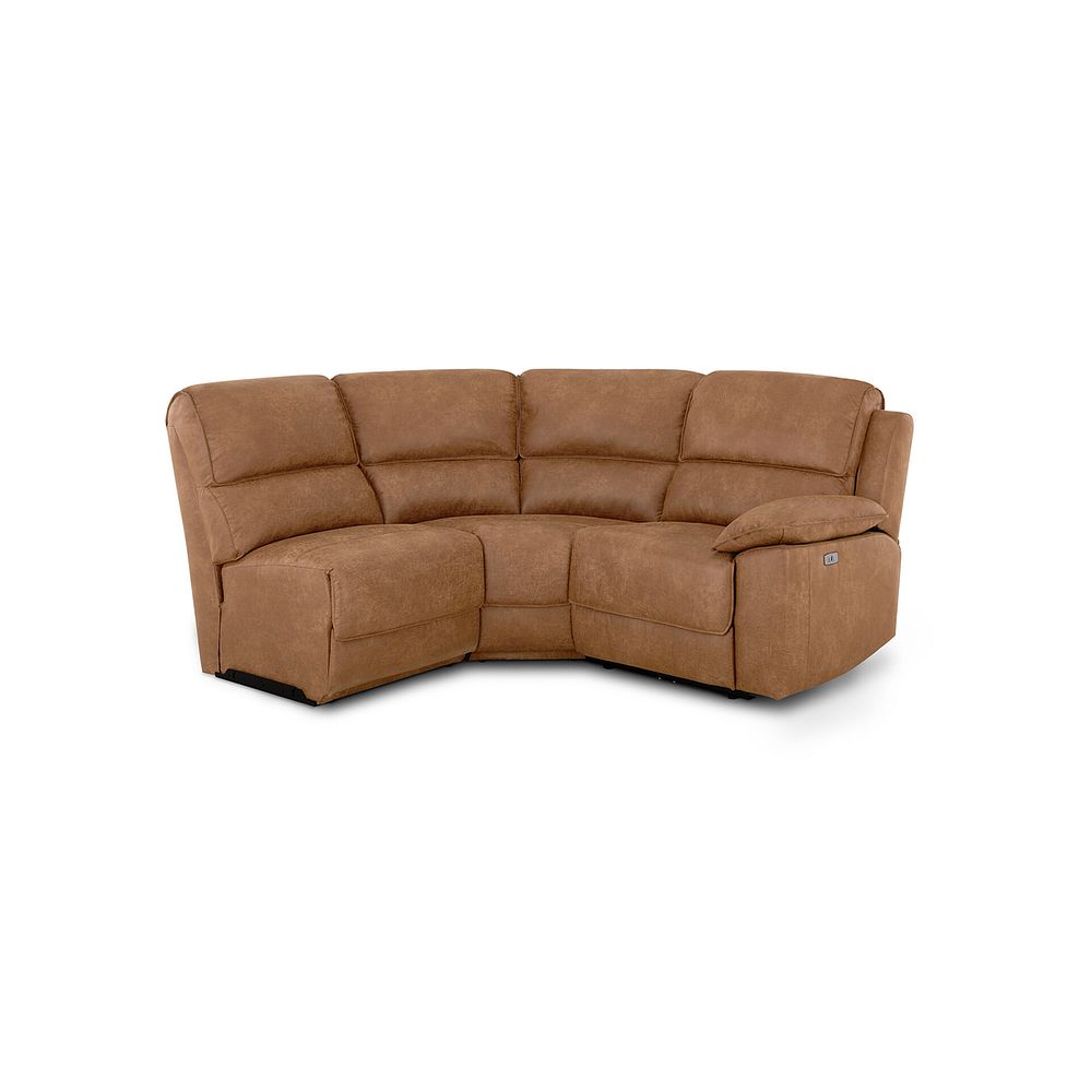 Goodwood Electric Reclining Modular Group 7 in Ranch Brown Fabric 1