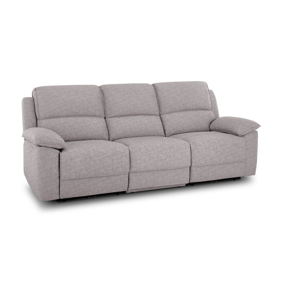 Goodwood Electric Reclining Modular Group 9 in Andaz Silver Fabric 1