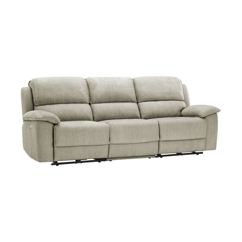 Goodwood Electric Reclining Modular Group 9 in Plush Beige Fabric 1