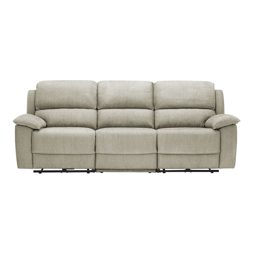 Goodwood Electric Reclining Modular Group 9 in Plush Beige Fabric 2