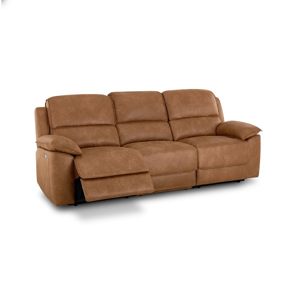 Goodwood Electric Reclining Modular Group 9 in Ranch Brown Fabric 3