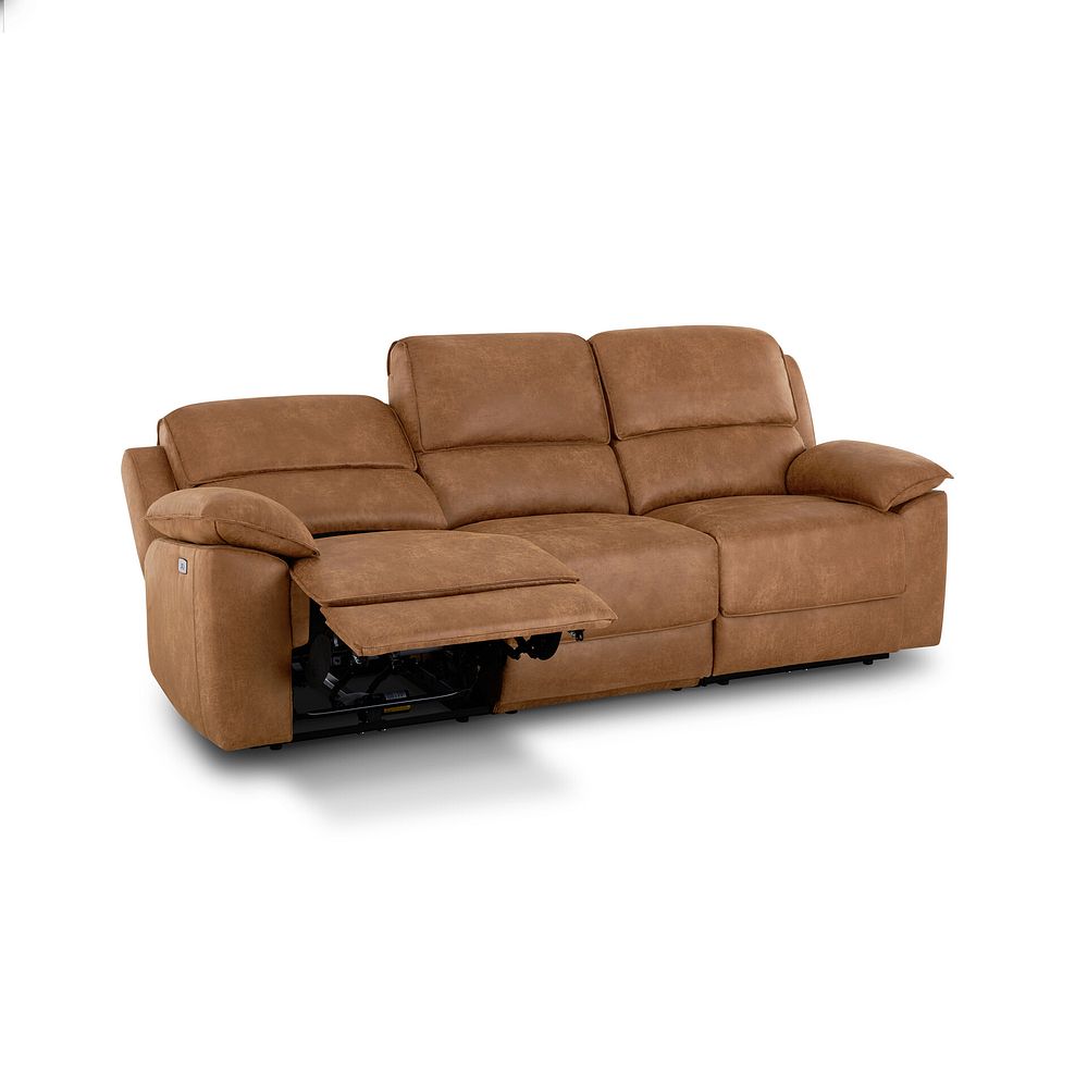 Goodwood Electric Reclining Modular Group 9 in Ranch Brown Fabric 4