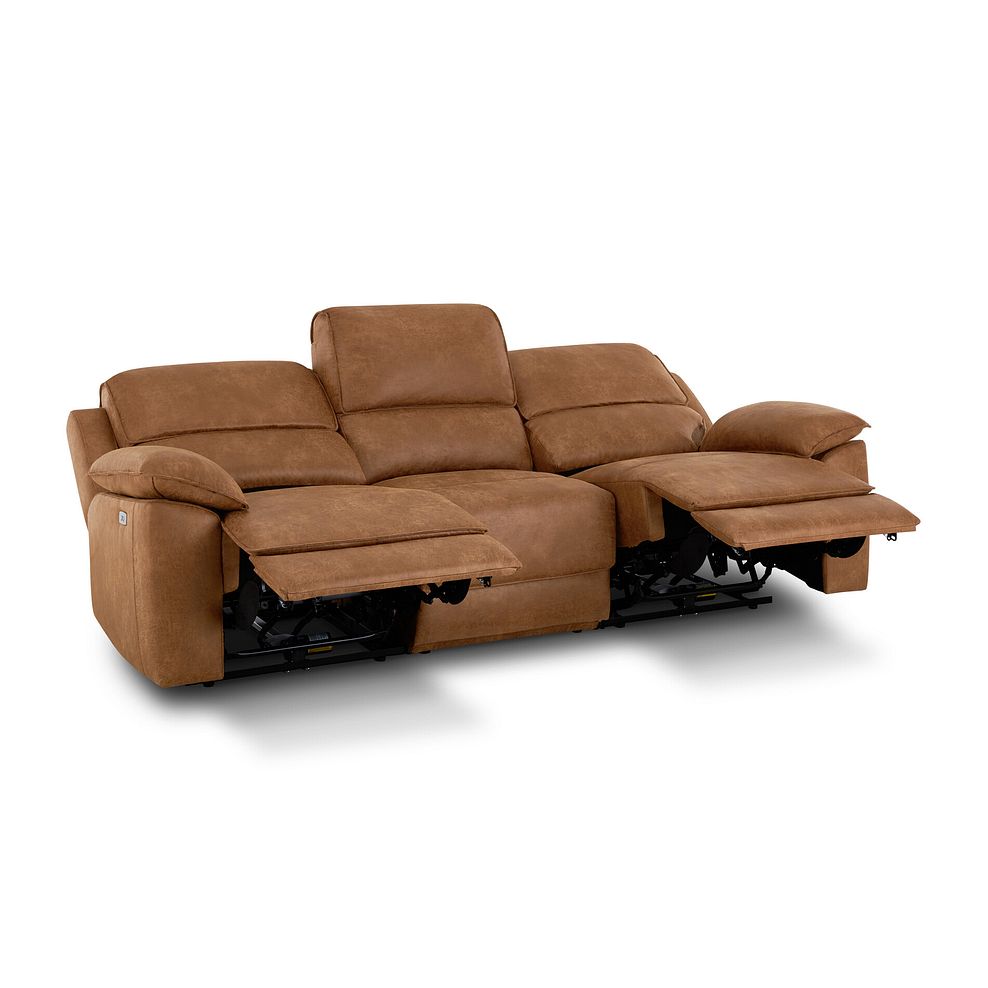 Goodwood Electric Reclining Modular Group 9 in Ranch Brown Fabric 5