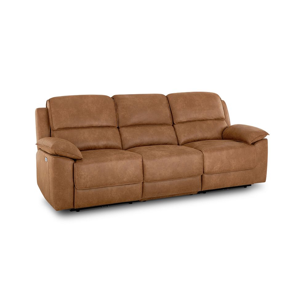 Goodwood Electric Reclining Modular Group 9 in Ranch Brown Fabric 1