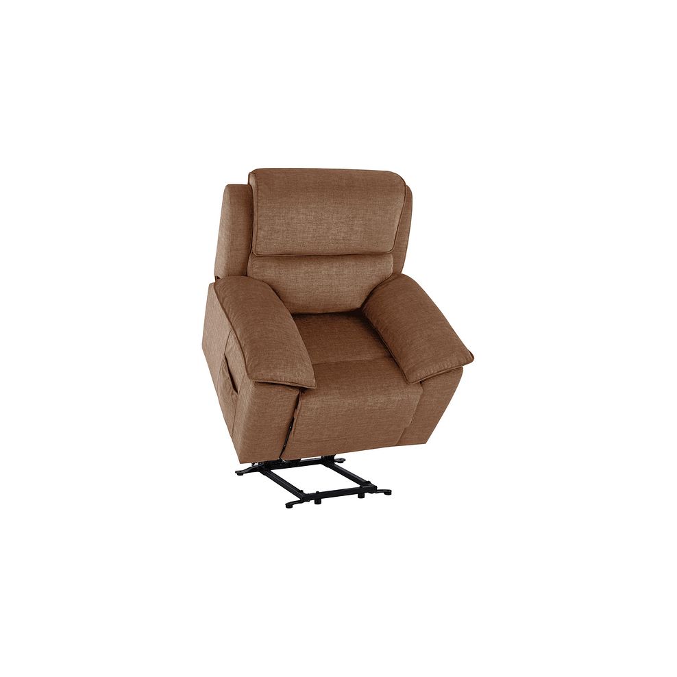 Goodwood Electric Riser Recliner Armchair in Plush Brown 6