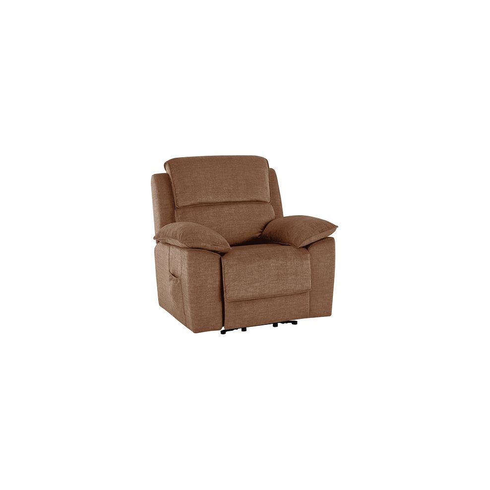 Goodwood Electric Riser Recliner Armchair in Plush Brown 1